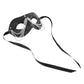 Sincerely Chained Lace Mask - Black/Metal