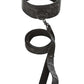 Sincerely Locking Lace Collar and Leash - Black