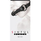 Sinful Silicone Bar Gag - Black