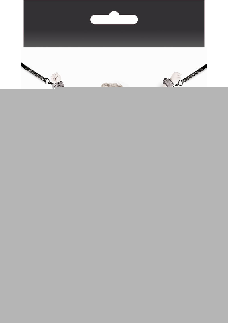 Sinful Vinyl Bed Restraint Straps Kit - Black