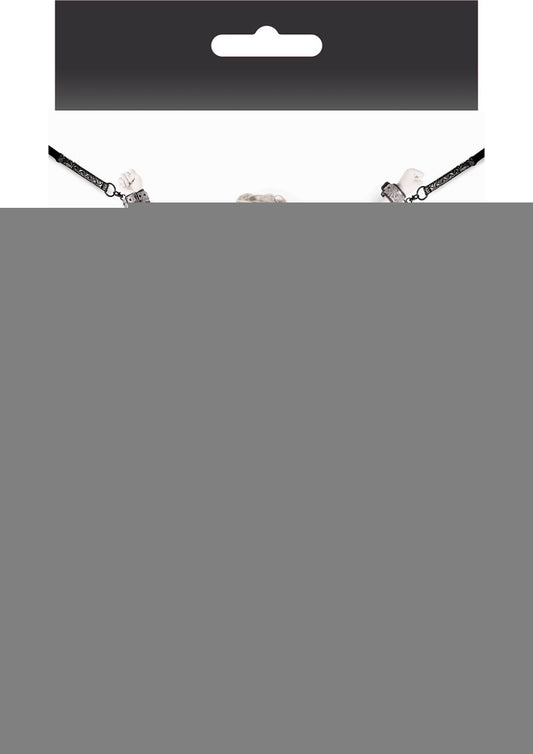 Sinful Vinyl Bed Restraint Straps Kit - Black