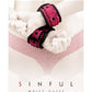 Sinful Wrist Cuffs - Pink