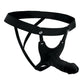 Size Matters Hollow Silicone Dildo Strap-On - Black