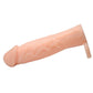 Size Matters Penis Extender Sleeve Silicone - Flesh/Vanilla - 2in