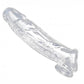 Size Matters Realistic Clear Penis Enhancer and Ball Stretcher - Clear