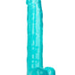 Size Queen Dildo - Blue - 10in