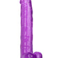 Size Queen Dildo - Purple - 10in