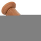 Size Queen Dildo - Chocolate - 6in