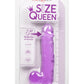 Size Queen Dildo - Purple - 6in