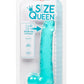 Size Queen Dildo - Blue - 8in