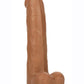 Size Queen Dildo - Chocolate - 8in