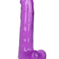 Size Queen Dildo - Purple - 8in