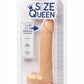 Size Queen Dildo - Vanilla - 8in