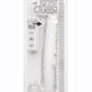 Size Queen Dildo with Balls - Clear - 12in