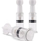Size Up Nipple and Clit Triple Sucker - Black/Clear - Set