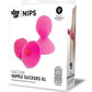 Size Up Silicone Nipple Suckers - Pink - XLarge