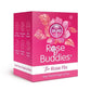 Skins Rose Buddies The Rose Flix Finger Rechargeable Silicone Clitoral Stimulator - Pink