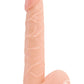 Skinsations Big Boy Realistic Dildo with Suction Cup Waterproof - Vanilla - 7.5in