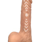 Skinsations Cum Quake 2 Thrusting Vibrator Heat Dildo - Vanilla