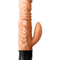 Skinsations Cumquake Super Shake Thrusting Warming Dildo Rechargeable - Vanilla - 7in