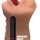 Skinsations Hum Job Vibrating Mouth Stroker - Vanilla