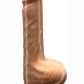 Skinsations Nature Boy Silicone Dildo - Vanilla - 6.5in