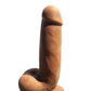 Skinsations Papi Chulo Dildo - Brown - 6.5in