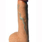 Skinsations Squirmer Rechargeable Vibrating Silicone Dildo - Vanilla - 7.5in
