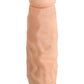 Skinsations Thick Vibraflex Flexible Vibrating Dildo - Vanilla - 6in