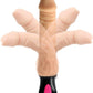 Skinsations Vibra Flex Heat Seeker Warming Dildo - Flesh - 8in