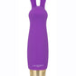 Slay #Buzzme Rechargeable Silicone Rabbit Ears Bullet Vibrator - Purple