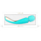 Smart Wand 2 Rechargeable Body Massager - Aqua/Blue - Large