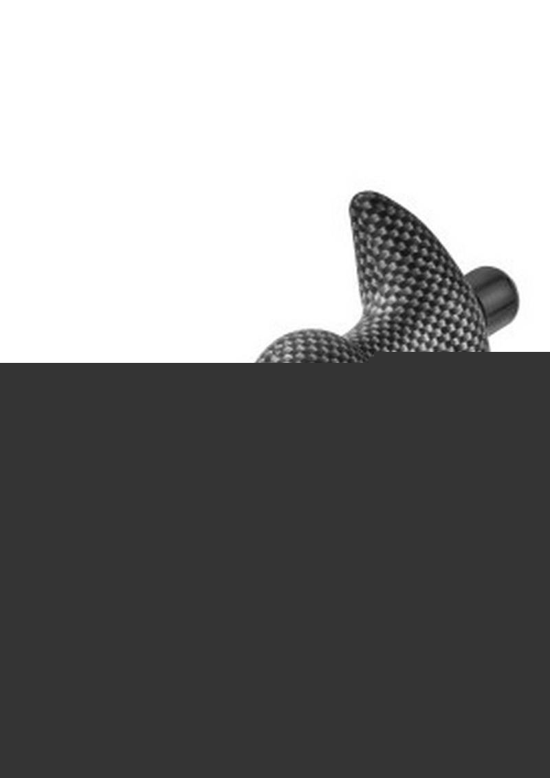 Spark Ignition Prv-02 Silicone Butt Plug - Carbon Fiber