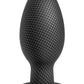 Spark Silicone Butt Plug - Medium - Carbon Fiber - Black - Medium