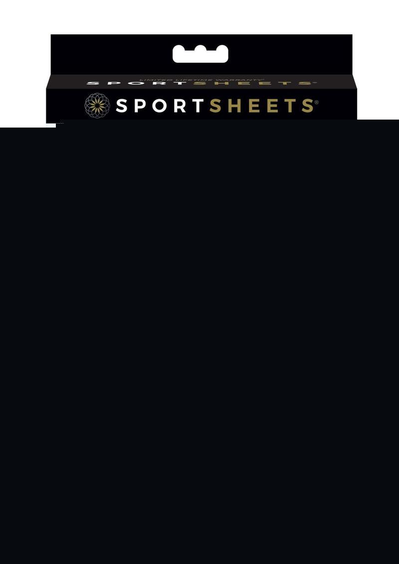 Sportsheets Bikini Strap-On and Silicone Dildo - Black - Set