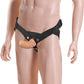 Sportsheets Everlaster Stud Hollow Dong with Strap-On Harness - Black/Vanilla