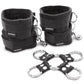 Sportsheets Hog Tie and Cuff - Black - 5 Piece/Set
