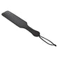 Sportsheets Leather Paddle with Fur - Black