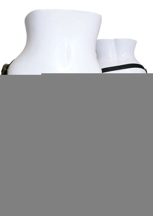 Sportsheets Leather Strap-On - Black