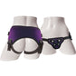 Sportsheets Lush Strap-On Harness - Black/Purple