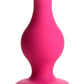 Squeeze-It Squeezable Silicone Tapered Anal Plug - Pink - Small