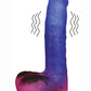 Stardust Milky Way Silicone Dildo - Multicolor - 8.5in