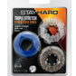 Stay Hard Triple Stretch Cock Rings - Assorted Colors/Multicolor - 3 Pack