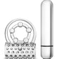 Stay Hard Vibrating Super Clitifier Cock Ring with Bullet - Clear