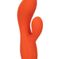 Stella Liquid Silicone Dual Teaser Rechargeable Vibrator - Orange