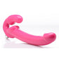 Strap U 7x Revolver Slim Vibrating Strapless Strap-On Dildo - Pink