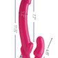 Strap U 7x Revolver Slim Vibrating Strapless Strap-On Dildo