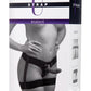 Strap U Bardot Elastic Strap-On Harness with Thigh Cuffs - Black