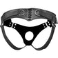 Strap U Bodice Corset Style Strap-On Harness - Black
