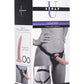 Strap-U Charmed Silicone Dildo with Harness - Vanilla - 7.5in
